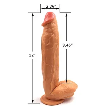 12 Inch Realistic Dildo - Body-Safe Luxury for All
