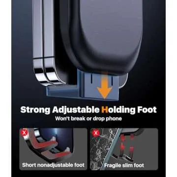 Hitolza Ultra Stable Phone Holder - 360 Adjustability & Versatile Design