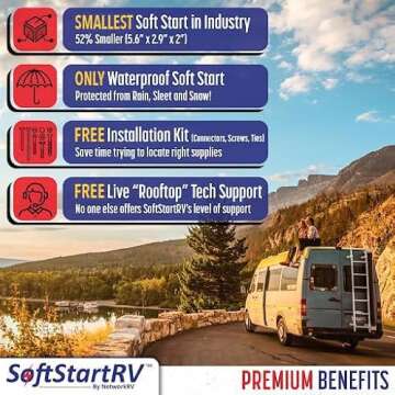 SoftStartRV Soft Start for RV Air Conditioner, RV AC Soft Start Kit for Air Conditioner, Easy Start Even with a Small Generator, 100% Waterproof, Trailer Camper, Motorhome HVAC -NetworkRV