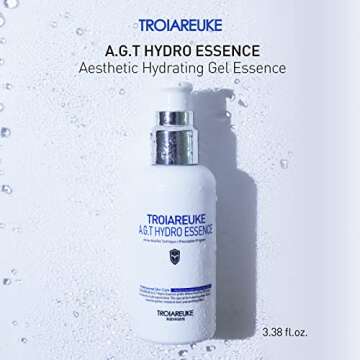 TROIAREUKE A.G.T HYDRO ESSENCE l Deep Hydrating Cooling Gel Essence Sleeping mask l 3.38 Oz. 100ml