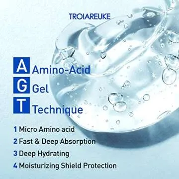 TROIAREUKE A.G.T HYDRO ESSENCE l Deep Hydrating Cooling Gel Essence Sleeping mask l 3.38 Oz. 100ml