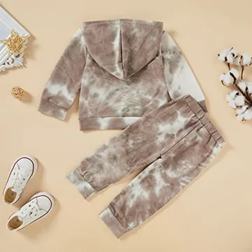 Stylish GRNSHTS Toddler Tie Dye Pants Set Ideal for Fall