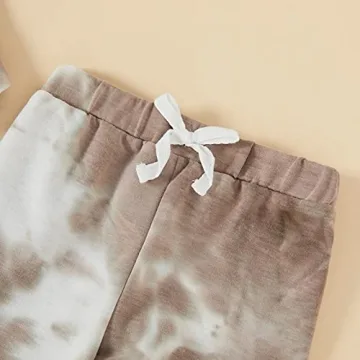 Stylish GRNSHTS Toddler Tie Dye Pants Set Ideal for Fall