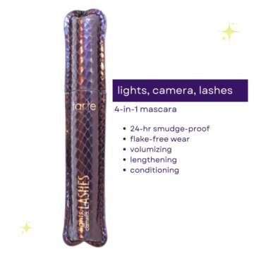 Tarte Must Have Mascaras Bestsellers Set:: SEA Surfer Curl Volumizing Mascara; Lights, Camera, Lashes 4-in-1 Mascara; Tartelette Tubing Mascara
