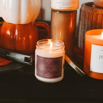 Fall Scented Soy Wax Candle - 9oz Autumn Decor