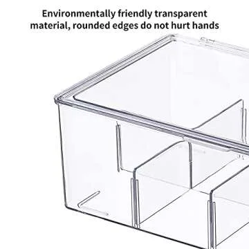 FRITILLARIA Tea Bag Organizer - BPA Free Storage Container
