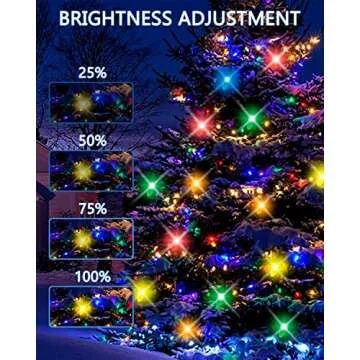 Solar Outdoor Fairy String Lights, Durable Easy Shaping 300 LED 100 Ft Waterproof Decorative Christmas Lights, 8 Modes with Remote for Party Garden Patio Decor