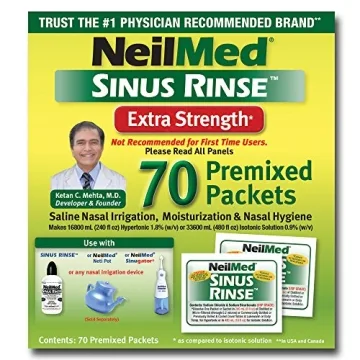 NeilMed Sinus Rinse Extra Strength Packets for Nasal Comfort