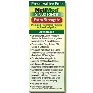NeilMed Sinus Rinse Extra Strength Packets for Nasal Comfort