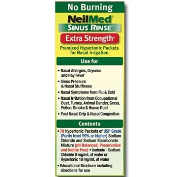 NeilMed Sinus Rinse Extra Strength Packets for Nasal Comfort