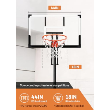 Aimking Adjustable Basketball Hoop System for All Ages
