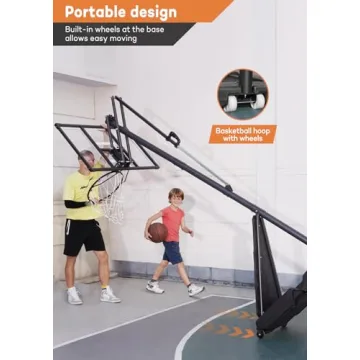 Aimking Adjustable Basketball Hoop System for All Ages