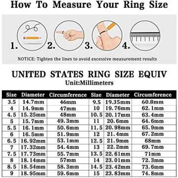 TIGRADE 3mm Women Titanium Engagement Ring Cubic Zirconia Eternity Wedding Band Size 3 to 13.5(Silver, 7)