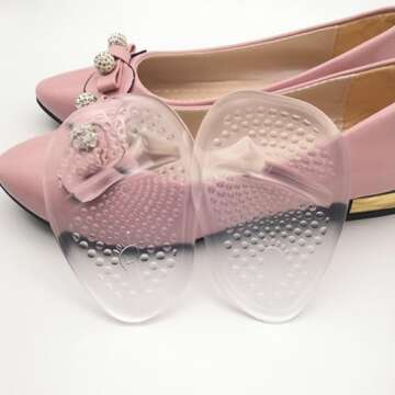 Metatarsal Pads Women | Heel Inserts for Women | Ball of Foot Cushions (5 Pairs Foot Pads) All Day P...