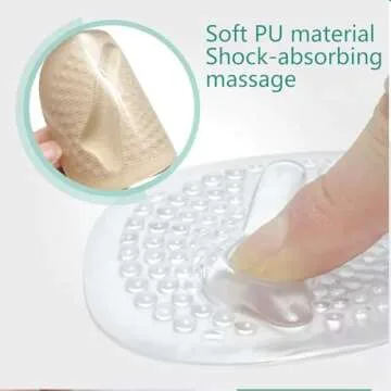 Metatarsal Pads Women | Heel Inserts for Women | Ball of Foot Cushions (5 Pairs Foot Pads) All Day Pain Relief and Comfort One Size Fits Shoe Inserts for Women