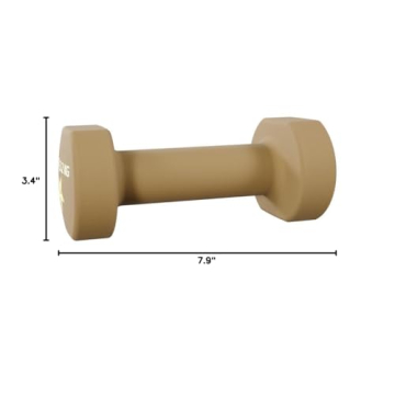 Yes4All Non-Slip Hexagon Neoprene Dumbbells, 7lbs Set