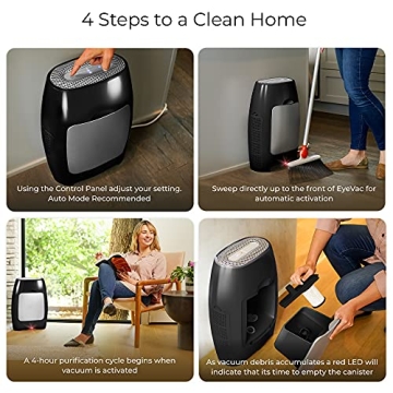 EyeVac Air 2-in-1 Touchless Vacuum & HEPA Purifier