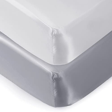 Pro Goleem Satin Crib Sheets 2 Pack - Luxe Comfort for Baby