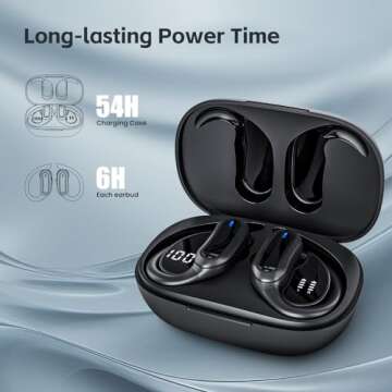 TRAUSI Wireless Earbuds Bluetooth 5.4 IPX7 Waterproof