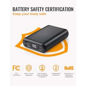 TIDEWE Heated Jacket for Men with Battery Pack, Heated Coat Next Camo G2, Size M