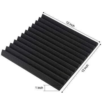 60 Pack Acoustic Panels for Soundproofing Home Studios