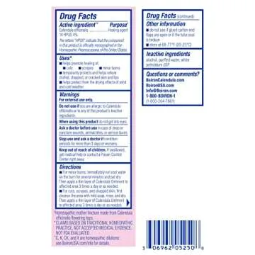 Boiron Calendula Ointment Natural Relief 1 Oz