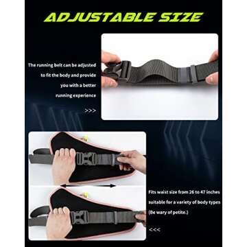 Labeol Running Belt with Water Bottles, Adjustable 2 Zipper Pockets Running Waist Pack Hydration Bag for Men and Women, Fanny Pack with Water Bottles for Hiking Climbing Jogging (Pink)