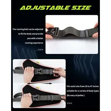 Labeol Running Belt with Water Bottles, Adjustable 2 Zipper Pockets Running Waist Pack Hydration Bag for Men and Women, Fanny Pack with Water Bottles for Hiking Climbing Jogging (Pink)