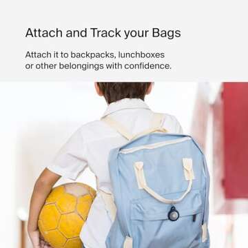 Belkin Apple AirTag Secure Holder w/Key Ring - Durable Scratch Resistant Case w/Open Face Raised Edg...