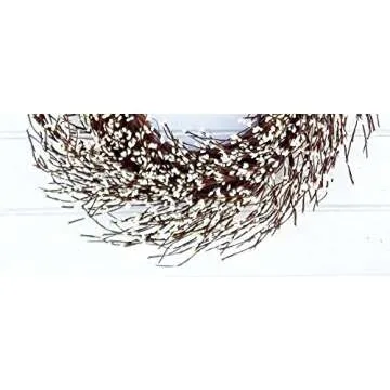 Customizable Classic White Pip Berry Wreath for All Occasions