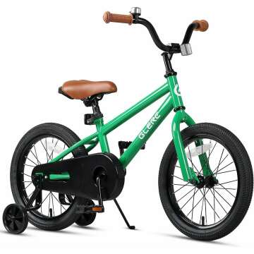 Pongo Kids Bicycles with Training Wheels - 12-18 Inch
