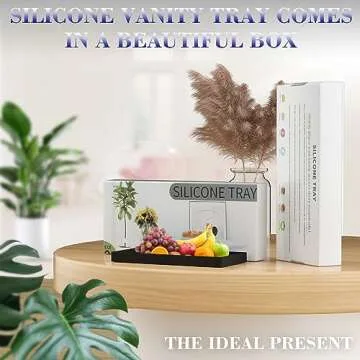 BBK Bathroom Vanity Tray Set - Stylish Silicone Organization