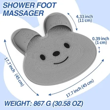 ManmiHealth Foot Scrubber Mat - Versatile Shower Accessory