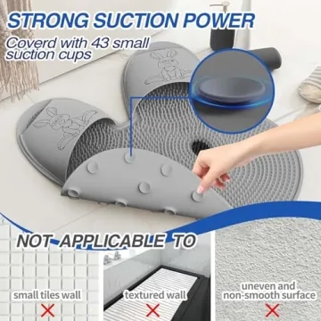 ManmiHealth Foot Scrubber Mat - Versatile Shower Accessory