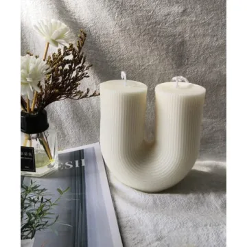Large U Shaped Candle - Decorative Soy Wax Aroma