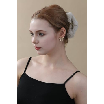 Shop WEDDINEN Gold Bow Earrings for Elegant Style