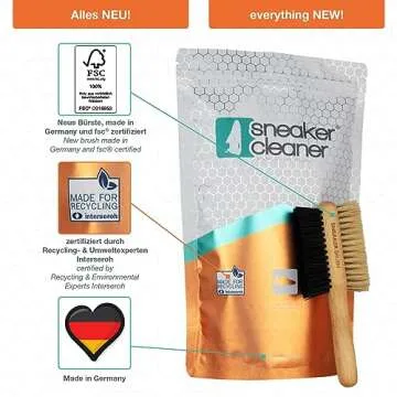 sneaker cleaner - shoe cleaning set, white shoe cleaner, suede cleaner, 8,45 Fl oz shoe cleaning kit...