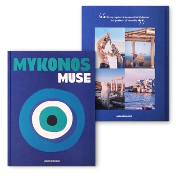 Mykonos Muse Stunning Coffee Table Book for Decor