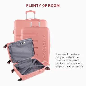 Durable SwissGear Luggage Set with Spinner Wheels