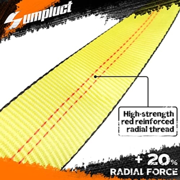 Heavy Duty 20,000 lbs Tow Strap for Emergency Towing & Winching