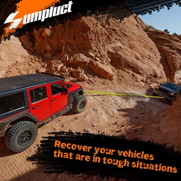 Heavy Duty 20,000 lbs Tow Strap for Emergency Towing & Winching