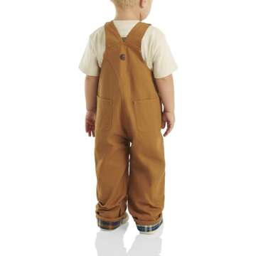Durable Carhartt Baby-Boys Washed Canvas Bib Overall