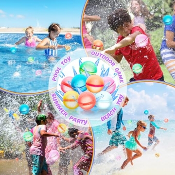 Magnetic Reusable Water Balloons for Summer Fun