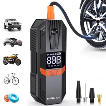 Portable 150PSI Tire Inflator Air Compressor - Quick Inflation