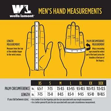 Wells Lamont mens Leather Work Gloves with Wrist Closure DIY Yardwork Construction Motorcycle Large Wells Lamont, Saddletan, Large Pack of 1 US