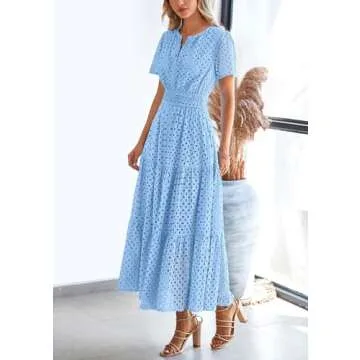 PRETTYGARDEN Womens Summer Maxi Dress – Elegant & Chic