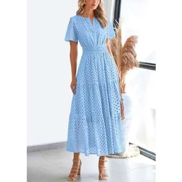 PRETTYGARDEN Womens Summer Maxi Dress – Elegant & Chic