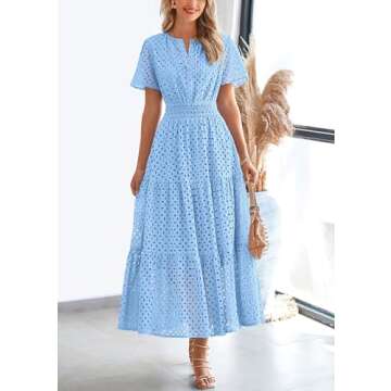 PRETTYGARDEN Womens Summer Maxi Dress – Elegant & Chic