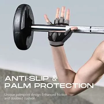 LIFECT Essential Breathable Workout Gloves, Knuckle Weight Lifting Shorty Fingerless Gloves with Curved Open Back, for Powerlifting, Gym, Crossfit, Women and Men (Pink, X-Small)