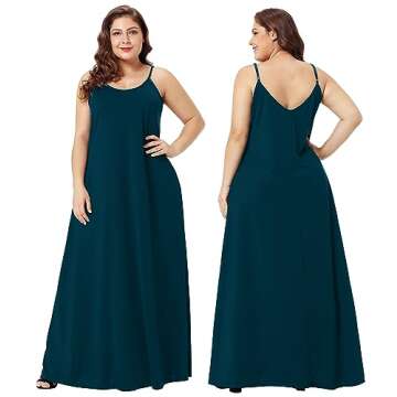 Wolddress Plus Size Casual Sundress for Summer Wear